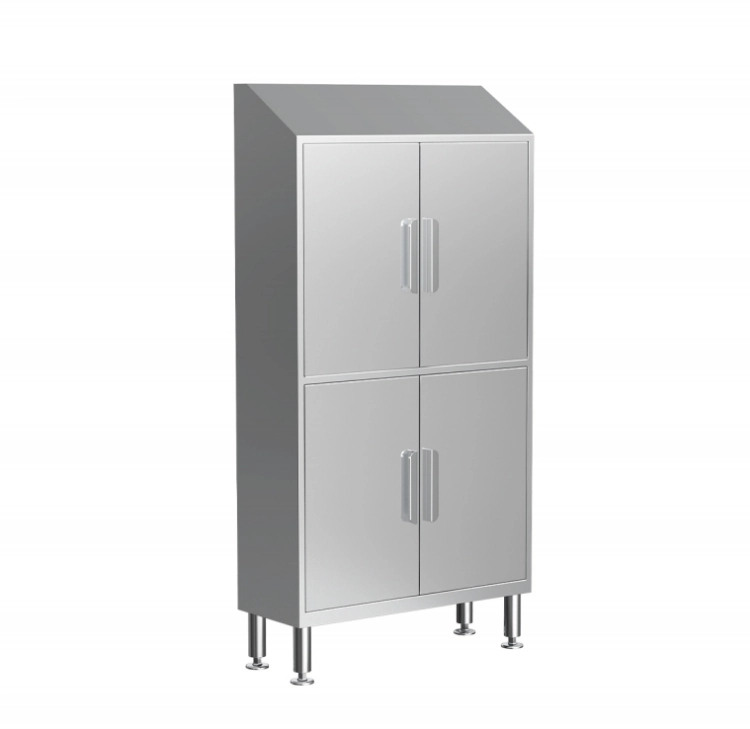 Four-door sloped-top storage cabinet CT-CB-347