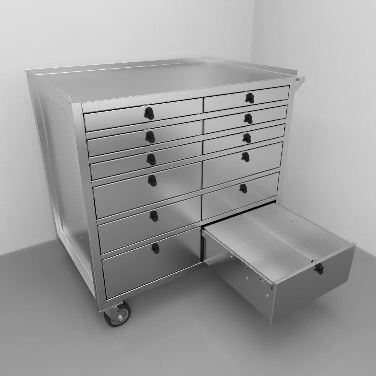 Mobile Drawer Mold/Tool Storage Cabine